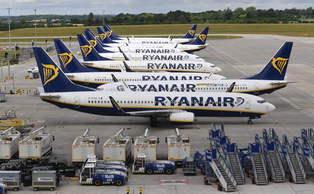 Ryanair tendrá que sacar del ERTE a su trabajadores readmitidos en abril