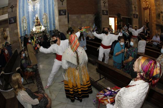 La Patrona, sin fiestas pero con devoción