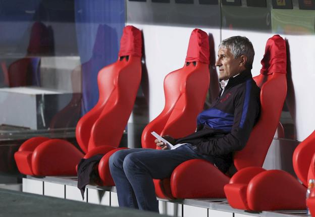 Quique Setién ya es historia en el Barça