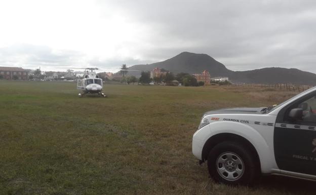 Evacuado en helicóptero el cadáver de un hombre de 46 años que sufrió un infarto en el Faro del Caballo