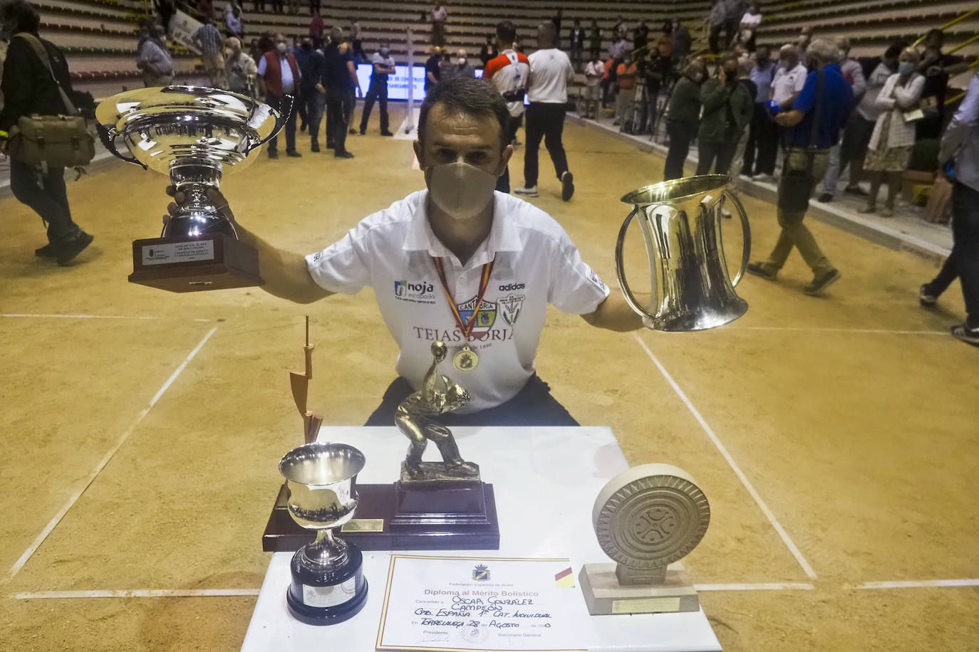 Óscar González, 'El Junco', se proclama campeón de España