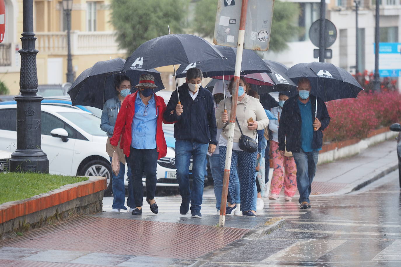 Mucha lluvia y bajada de las temperaturas en Cantabria