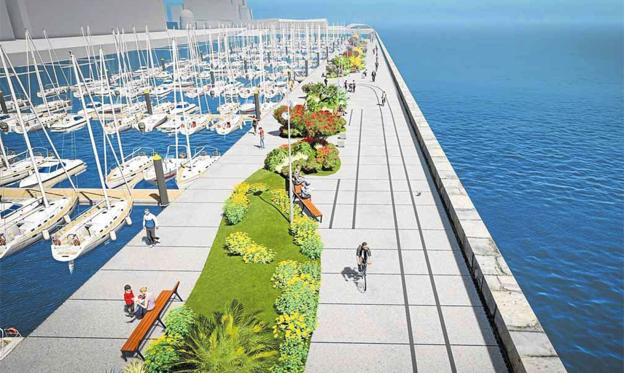 El arquitecto Bartolomé Biot proyectará el nuevo paseo en el dique de Molnedo