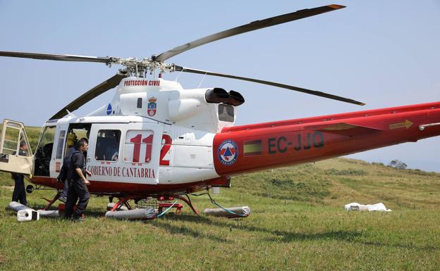 Una mujer, rescatada en Sonabia al no poder acabar una ruta por fuertes dolores en las piernas
