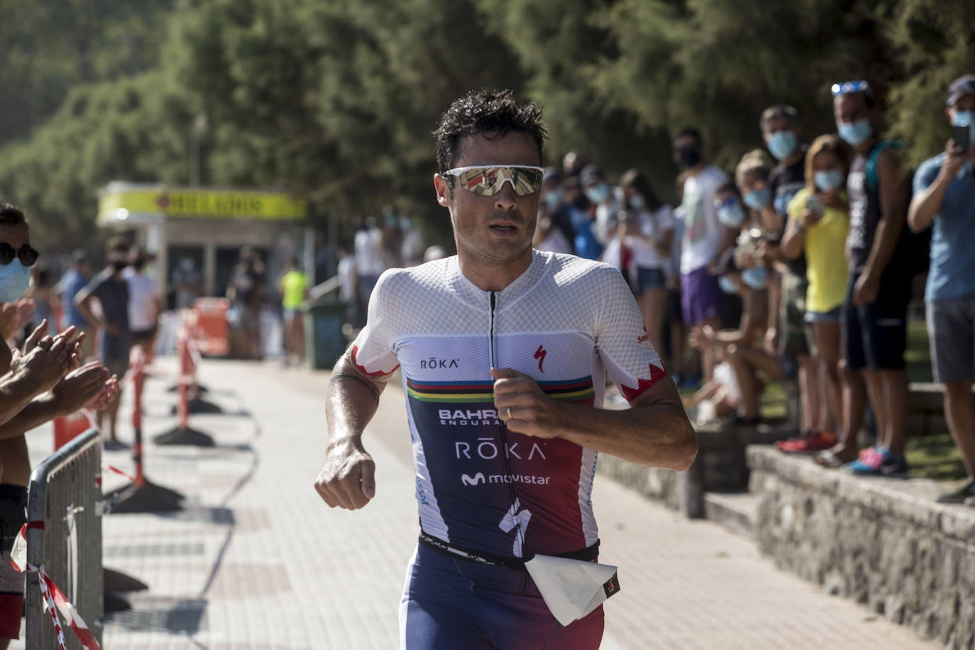 Gómez Noya manda en el Triatlón de Santander