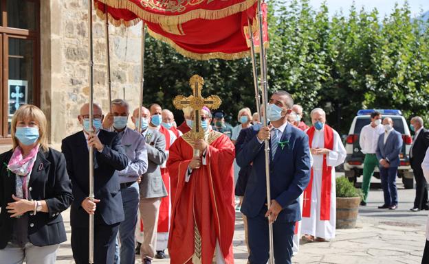 La festividad de la Exaltación de la Cruz se celebró en el monasterio de Santo Toribio