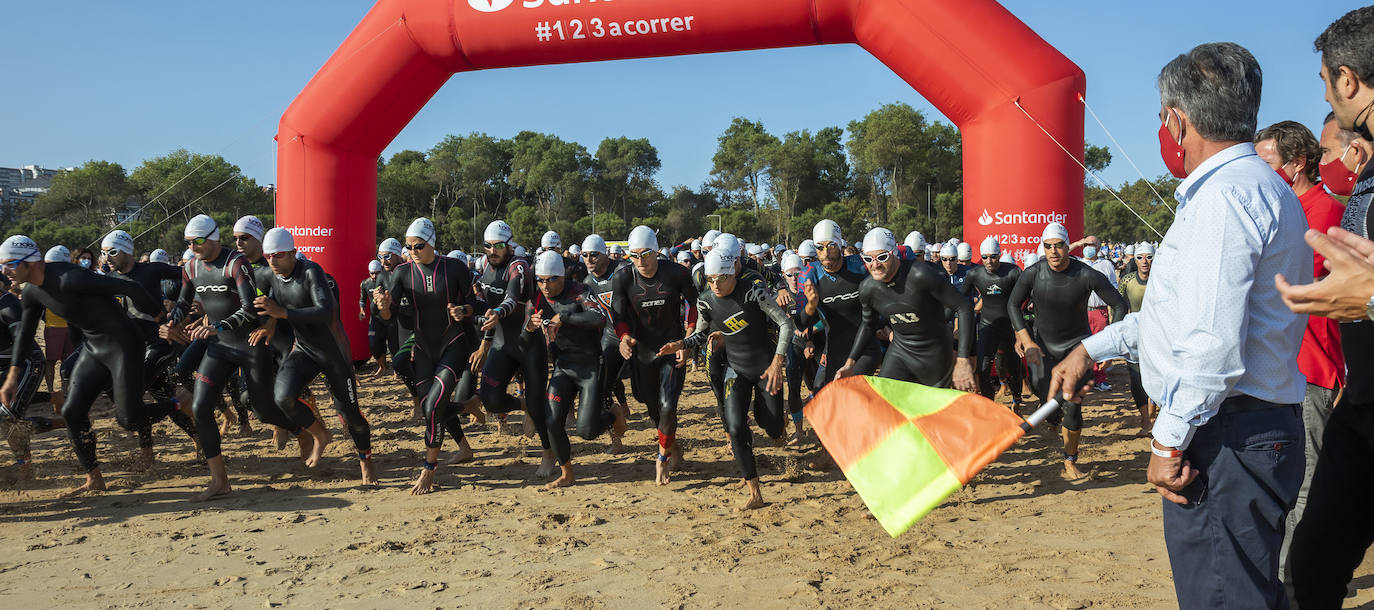 La Federación Española denuncia la falta de medidas de seguridad en el Triatlón Ciudad de Santander