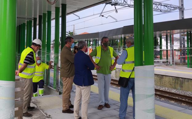 La remodelación de la estación de Bezana concluirá a finales de octubre