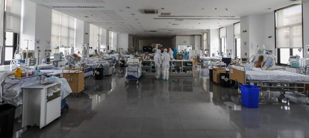 Los hospitales soportan una «alta presión» pero sólo el 5% de sus pacientes son covid