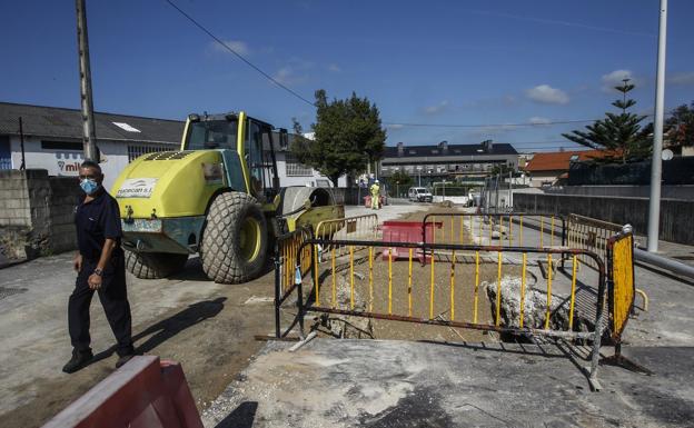 El saneamiento en el barrio del Hoyo en Campuzano acabará con las inundaciones