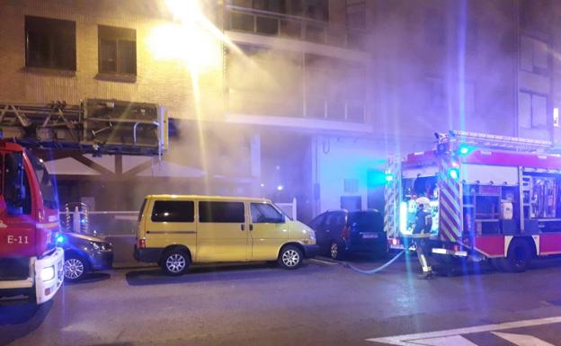 Incendio en un restaurante de Santoña