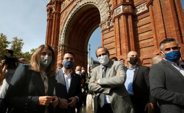 El independentismo prepara una cadena humana para protestar contra el Rey