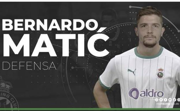 El Racing completa su plantilla con el central croata Bernardo Matić