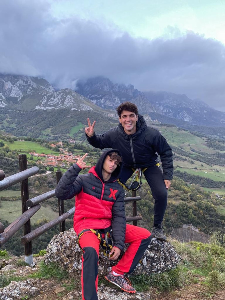 Álbum fotográfico del viaje a Cantabria de los 'influencers' Daniel Illescas y Sergio Carvajal