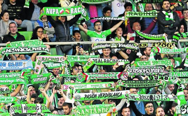 El Racing sólo mira hacia arriba