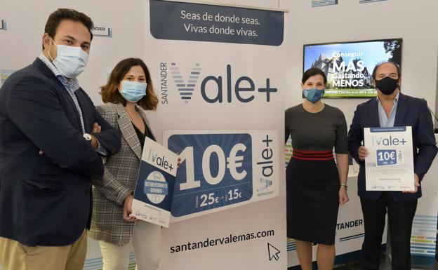 Por cada 25 euros gastados en tiendas o bares de Santander, el Ayuntamiento regala 10 con una campaña de vales