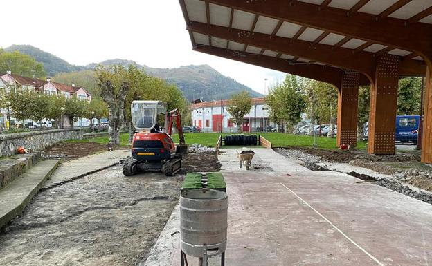 Comienza la segunda fase de las obras de la bolera de Ampuero