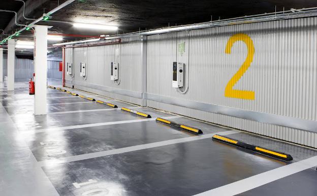 Abre en Madrid un parking que podrá ofrecer todas sus plazas con carga eléctrica