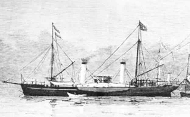 Objetivo: Bombardear el astillero de Guarnizo en 1874