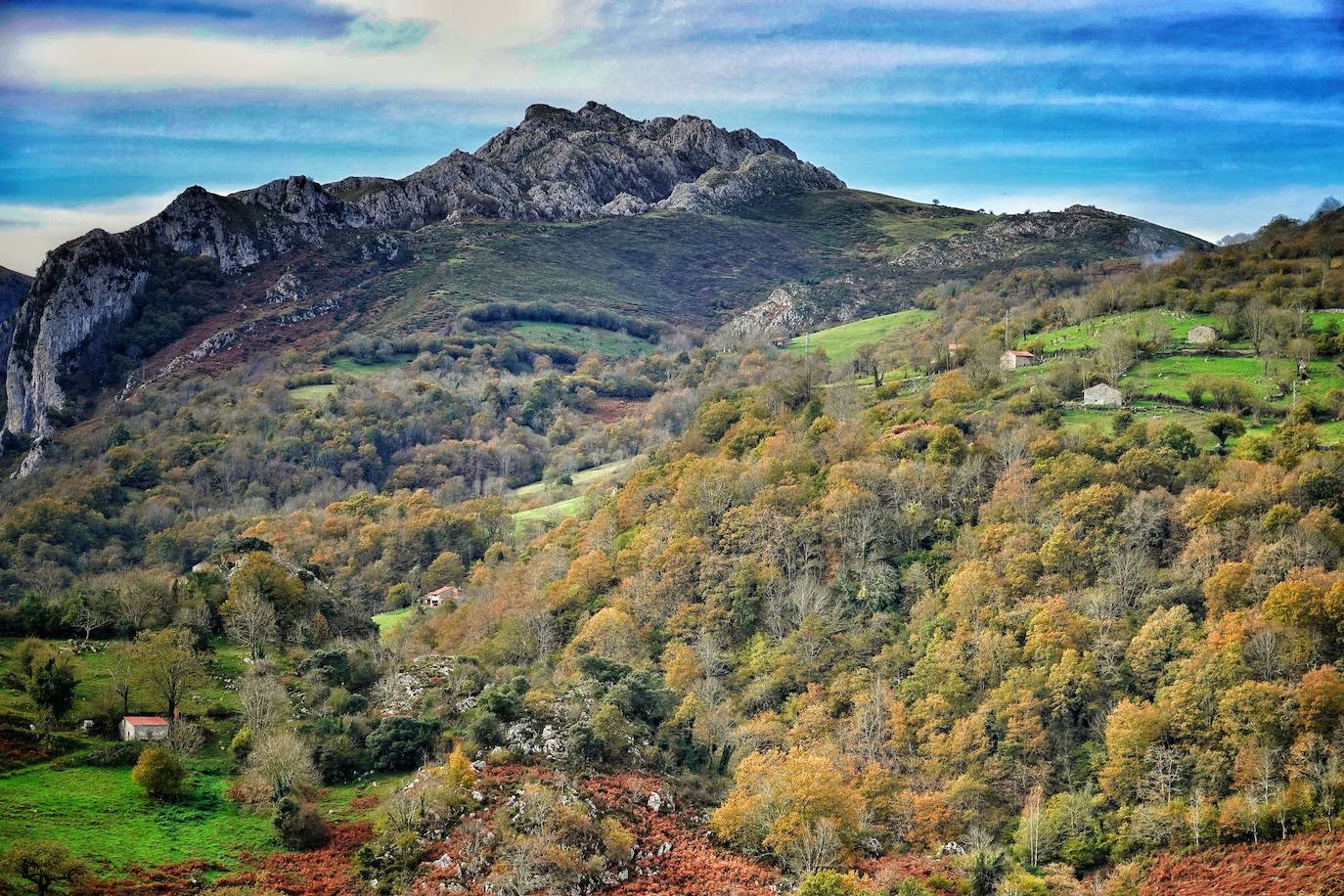 El impresionante otoño en los Picos de Europa