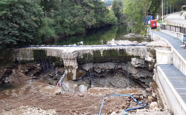 Confederación Hidrográfica finaliza la consolidación de la presa de Regolgo