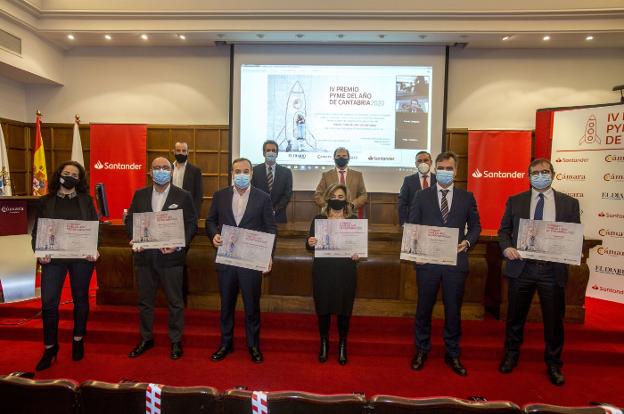 La empresa familiar FAED recibe el Premio Pyme del Año de Cantabria