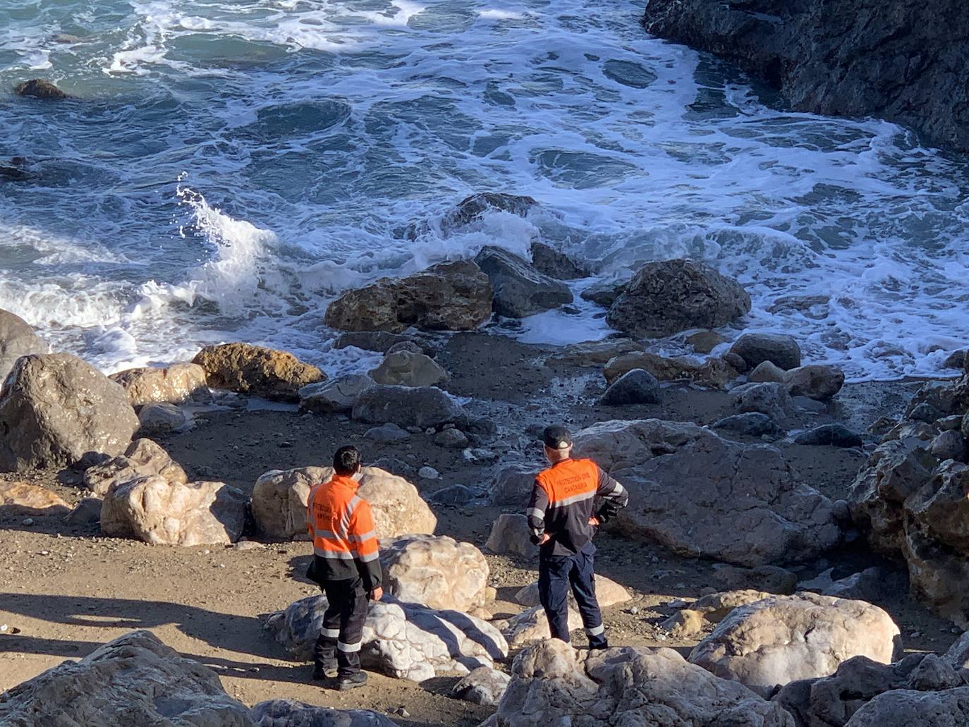 Imágenes del dispositivo de búsqueda de Raúl Tolosa este miércoles