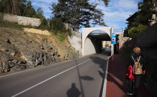 Castro reforzará el talud de los túneles de Ocharan