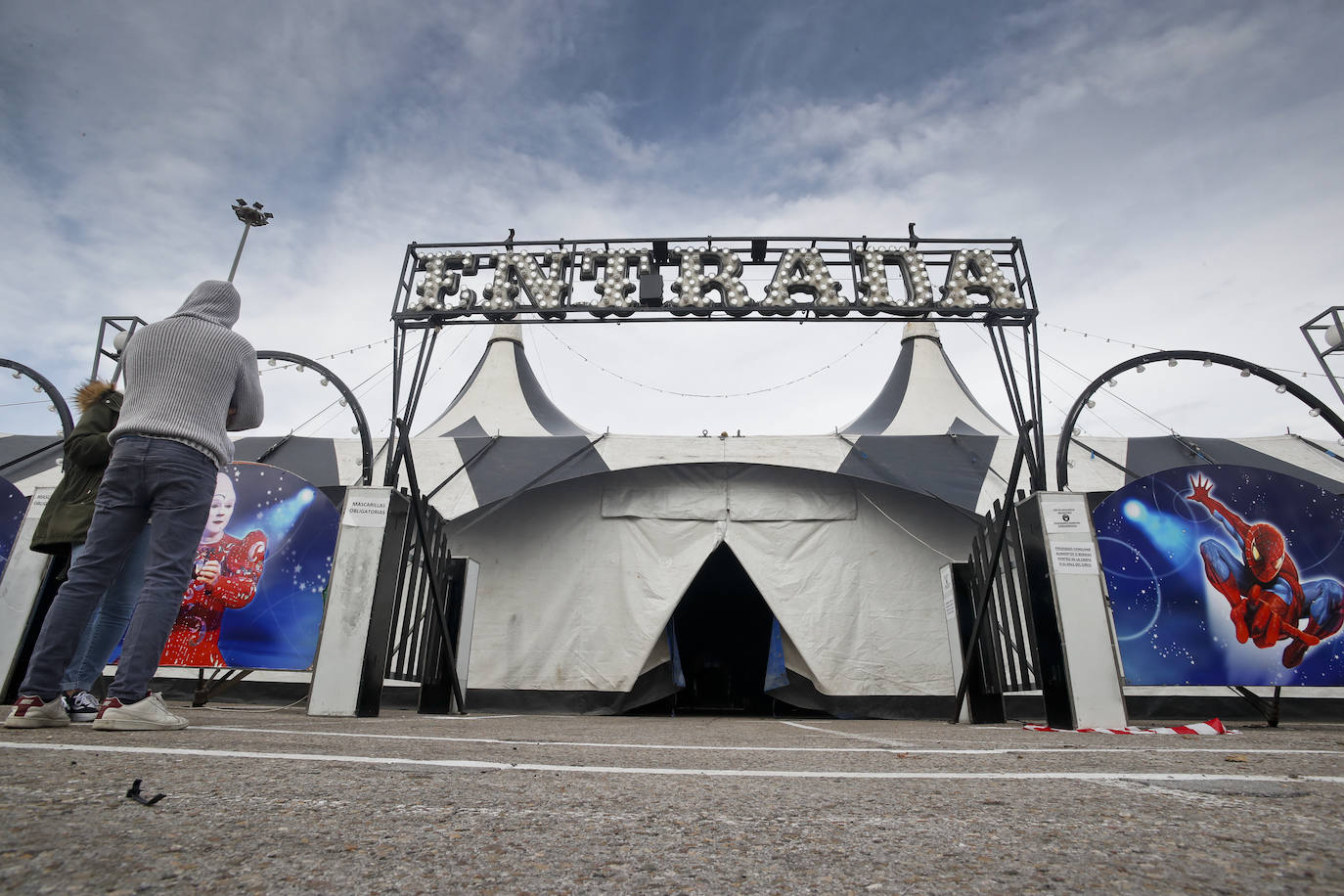 Así se prepara un circo en tiempos de pandemia