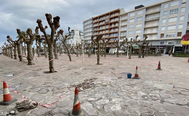 Castro sustituirá el próximo año los suelos del paseo de Ostende y de La Barrera