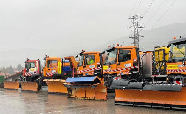 Cantabria tendrá 46 quitanieves y 13.000 toneladas de fundentes para la nieve