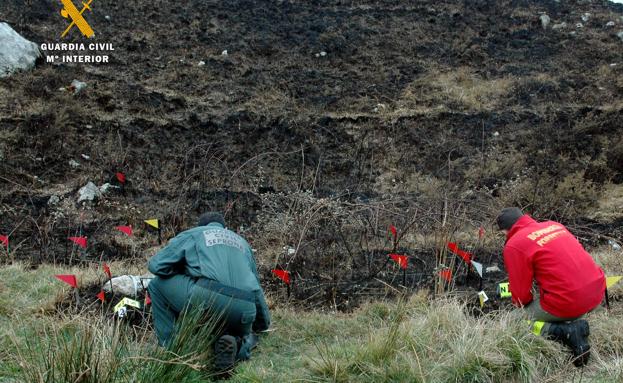 Investigados dos amigos de Liérganes y un vecino de Villacarriedo por delitos de incendio forestal