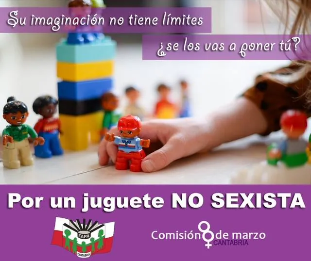 La Comisión 8 de Marzo y FAPA lanzan la campaña 'Por un juguete no sexista'