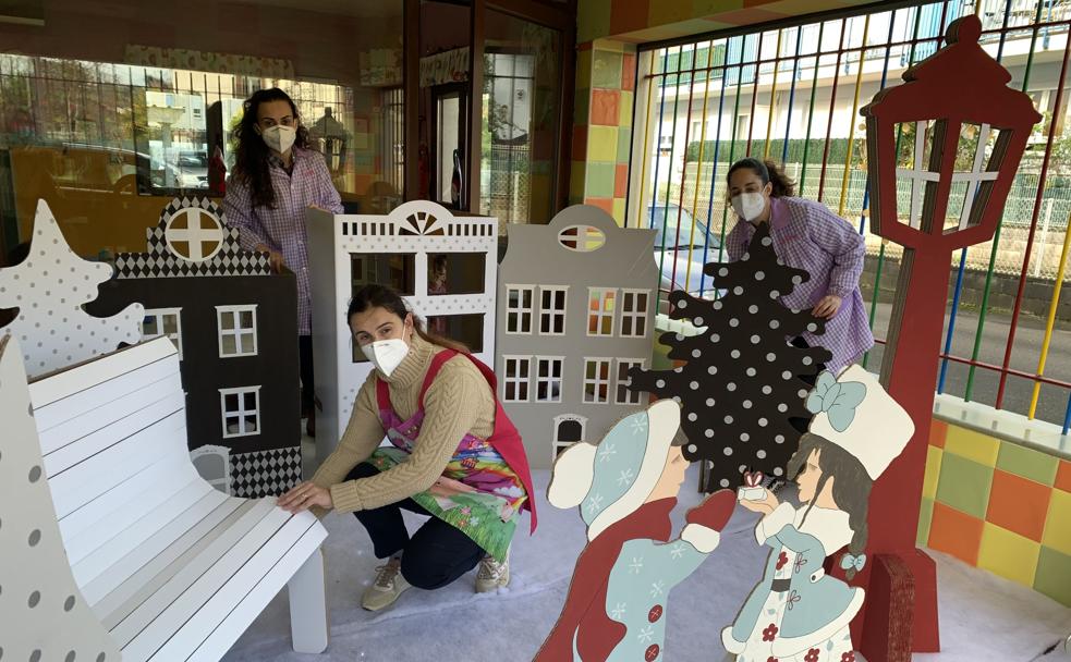 El covid no apaga todos los escaparates de Cayón