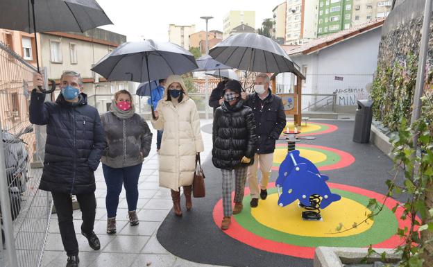 Concluye la reforma de la calle Antonio Cabezón para la que la alcaldesa anuncia «otras actuaciones»