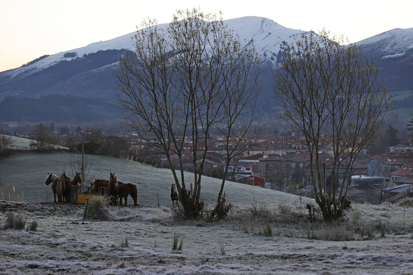 Las imágenes del frío en Cantabria