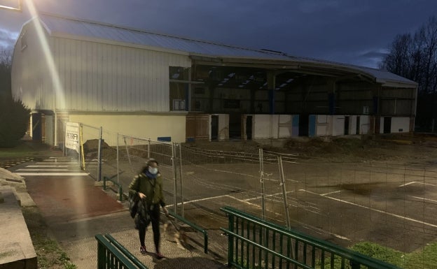 Iniciadas las obras de ampliación del polideportivo de Entrambasaguas