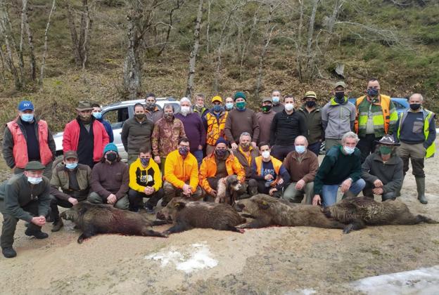 La Reserva recupera algo de normalidad aunque la nieve sigue aplazando muchas batidas