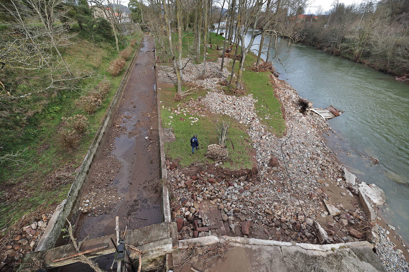 Las obras de prevención de inundaciones en el bajo Saja se iniciarán este verano