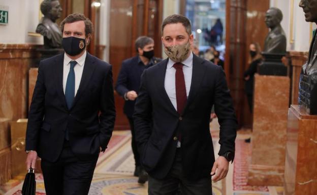 Abascal ve buena para España la fusión PP-Cs y Arrimadas lo rechaza