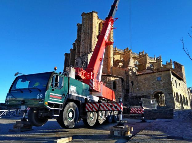 Comienza en Castro la segunda fase de las obras para rehabilitar Santa María