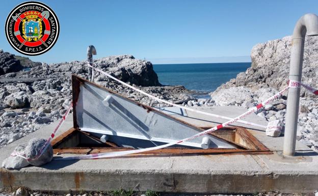 Rescatado un joven tras caer en el colector de aguas de la Virgen del Mar