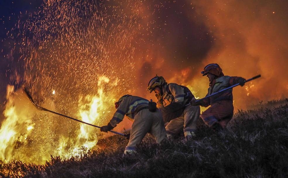 La lucha imposible contra el fuego