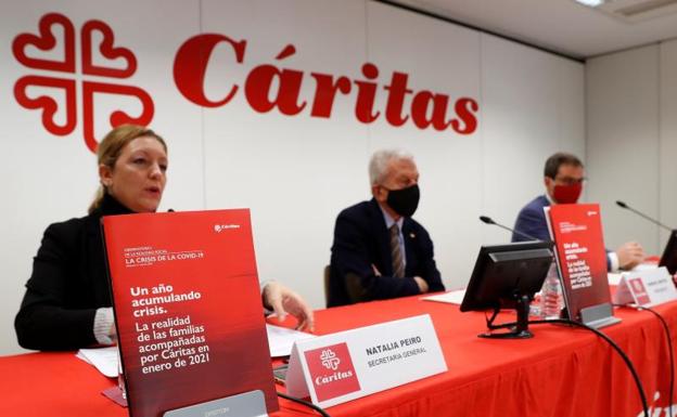 Los donativos a Cáritas Cantabria subieron un 43% en 2020 pero la demanda de ayuda «se disparó»