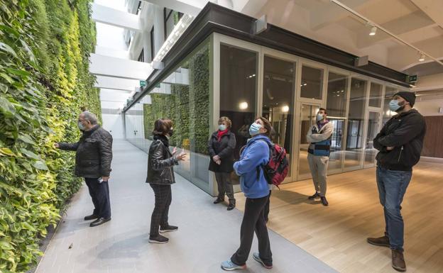 «Tener este jardín vertical en Santander es una auténtica pasada»