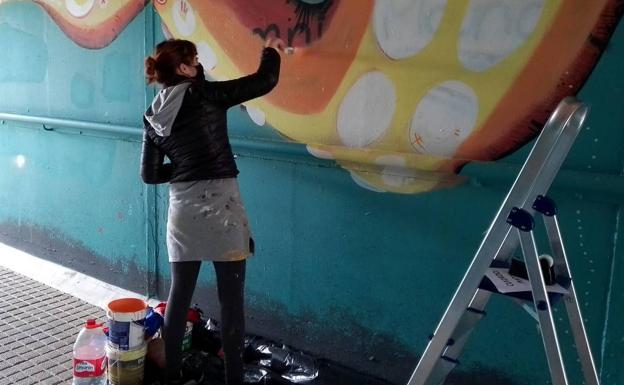 Uno de los grafiteros pillado 'in fraganti' en Bezana se enfrenta a 6.000 euros de multa