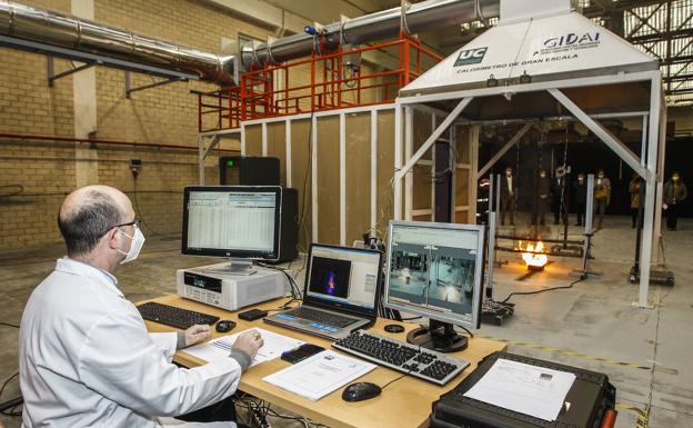 Un grupo de empresas pone en marcha en Torrelavega el laboratorio de pruebas contra el fuego