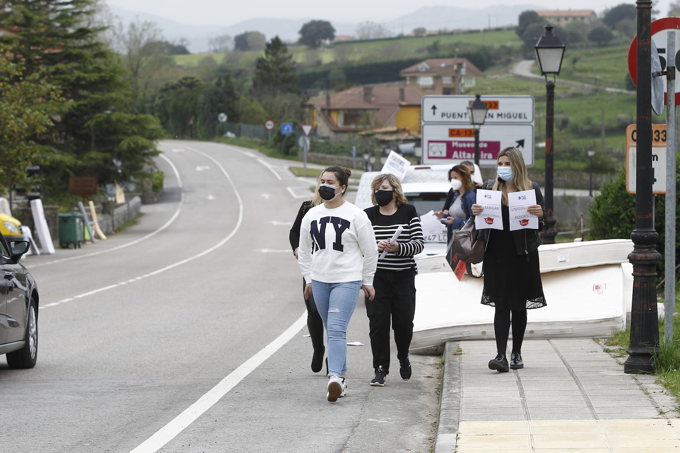 Los hosteleros sacan sus camas a la calle