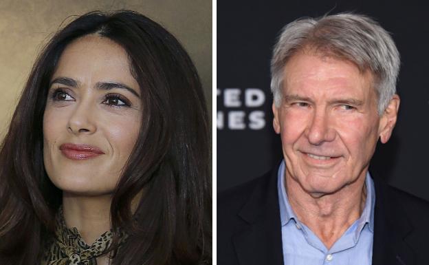 Salma Hayek y Harrison Ford, famosos que promocionan el cultivo de vegetales