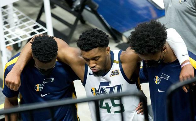 Donovan Mitchell se lesiona en la victoria de los Jazz ante los Pacers